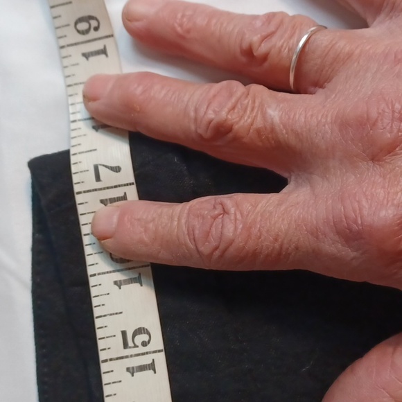 Vanhuesen  Tweed  Black Casual Pants Sz 16 Stretch - Picture 4 of 8